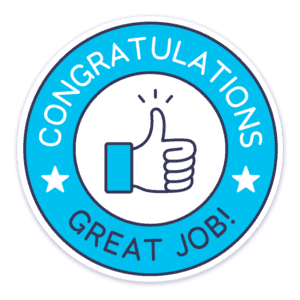 Congratulations-Badge